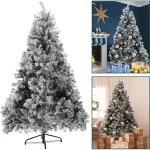 TolleTour Sapin de Noël Aiguilles de sapin avec support Flocage extéri... pas cher