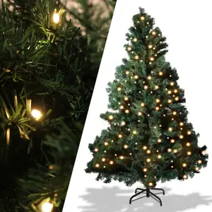 Jopassy Sapin de Noël artificiel avec éclairage ,Sapin LED pour décora... pas cher