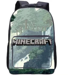 Non communiqué Sac à Dos Minecraft pour Enfants Cadeaux pour Garçon (SD1838) 30*18*44 cm Multicolore pas cher