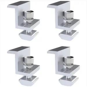 Bebusingoto Paquet De 4 Supports De Panneau Solaire, Pince D'Extrémité...Vendu parmanomano