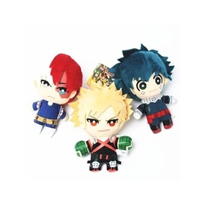 Set de 3 pièces Peluche My Hero Academia Deku Katsuki Shoto 15 cm pas cher