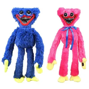 Set de 2 pièces Peluche Poppy Playtime Huggy Wuggy Bleu et Rose 40 cm pas cher