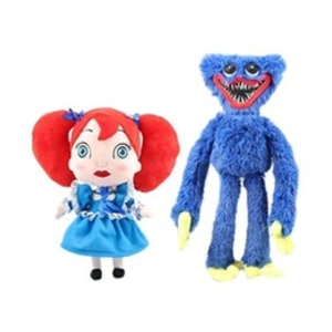 Set de 2 pièces Peluche Poppy Playtime Huggy Wuggy 25-40 cm pas cher