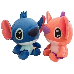 Set de 2 pièces Stitch Angel Position assise 50 cm pas cher