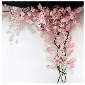 Ugreat - Fleur Artificielle 105 Cm Faux Cerisier Fleur Arbre 3 Fourche... pas cher