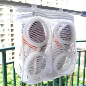 Filet de lavage,Sac à linge en maille pour chaussures, 1 pièce, sac de...