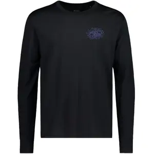 T-shirt col rond manches longues Mons Royale Yotei Noir 100961-1355-001 pas cher