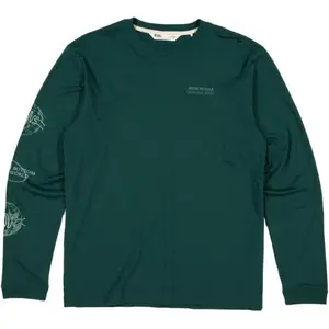 Mons Royale Yonder Merino Organic Cotton Haut technique vert L pas cher