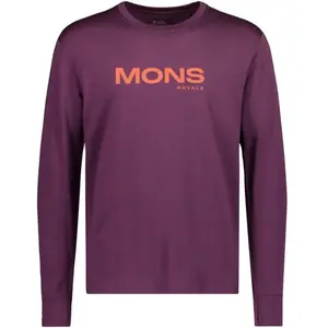 T-shirt manches longues Mons Royale Yotei Violet 100685-1379-347 pas cher