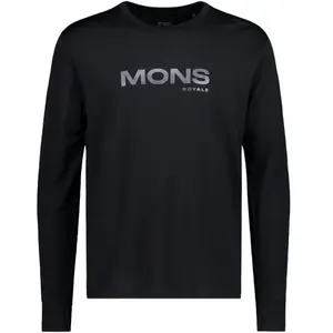 T-shirt manches longues Mons Royale Yotei Noir 100685-1379-001 pas cher