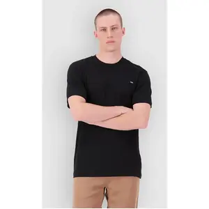 T-shirt à poche en mérinos Mons Royale MP Noir 100896-1434-001 pas cher