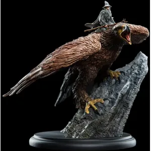Comparateur de prix : Weta Workshop Le Seigneur des Anneaux - Statuette Gandalf on Gwaihir 15 cm