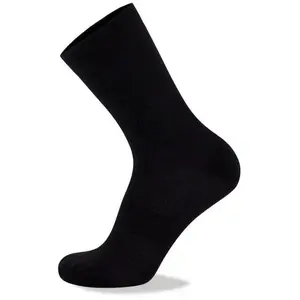 Mons Royale Atlas Crew Sock - Chaussettes vélo Black L (42 - 44)