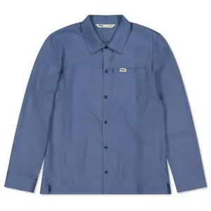 Mons Royale At Merino Base Layer Top bleu L pas cher