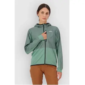 Mons Royale - Diversion Merino Wind Jacket - Coupe-vent vélo femme Thyme / Cypress - XL