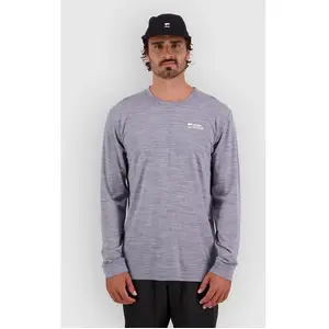 Mons Royale Icon Merino Haut technique gris S pas cher