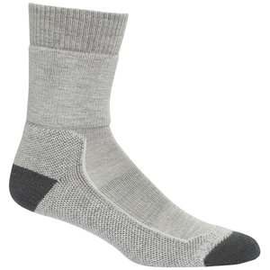 Icebreaker - Women's Hike+ Medium Crew - Chaussettes de randonnée taille S, gris pas cher