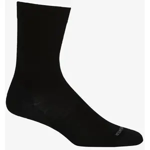 ICEBREAKER Chaussettes lifestyle fine gauge crew femme BLACK -  LXL pas cher