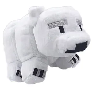 Non communiqué Peluche Minecraft Ours Blanc 20cm pas cher