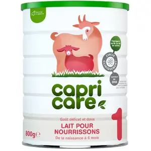 Comparateur de prix : Capricare Lait de Chèvre de 0 à 6 mois 800 g