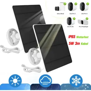 XIIW 2x 5w Panneau Solaire 5v- Ip65- 360° Pour Batterie De Caméra De S...Vendu parmanomano