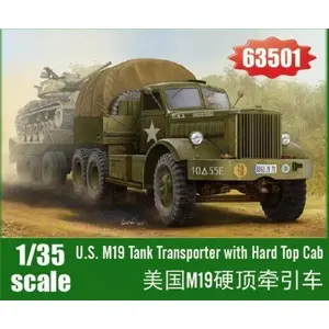 ILoveKit M19 Tank Transporter With Hard Top Cab - 1:35e - I Love Kit pas cher