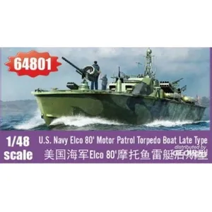 Elco 80 Motor Patrol Torpedo Boat Late Type - 1:48e - I Love Kit