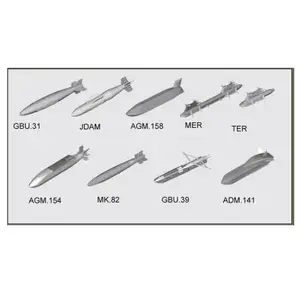 Comparateur de prix : Us Aircraft Weapons - Guided Bombs - 1:32e - Trumpeter