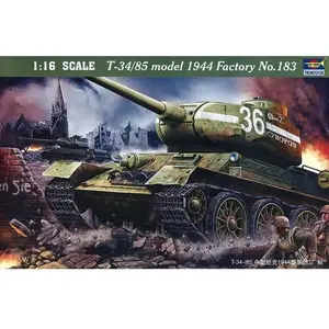 Comparateur de prix : T-34/85 1944 Baunummer 183 - 1:16e - Trumpeter