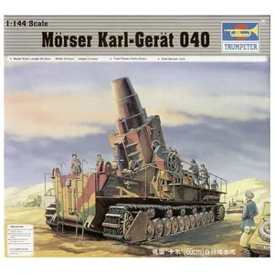 Comparateur de prix : Mörser Karl Gerät 040 - 1:144e - Trumpeter