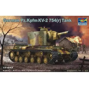 Comparateur de prix : German Pz.kpfwg. Kv-2 754 - 1:35e - Trumpeter