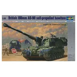 Britische 155 Mm As-90 Selbstfahrlafette - 1:35e - Trumpeter pas cher