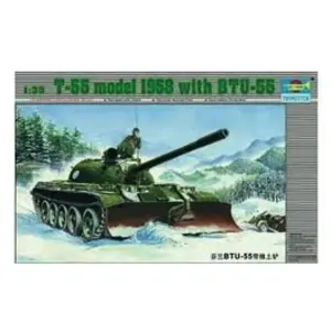 Russischer Panzer T55 Mit Btu-55 - 1:35e - Trumpeter pas cher