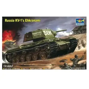 Russian Kv-1's Ehkranami - 1:35e - Trumpeter pas cher