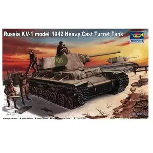 Comparateur de prix : Russland Kv-1 (1942) Heavy Gust Turret Tank- 1:35e - Trumpeter