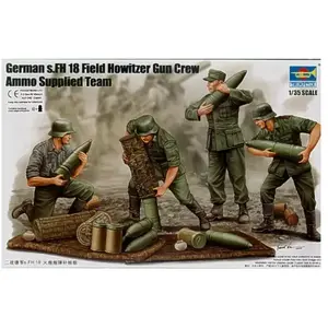 Comparateur de prix : Trumpeter Figurines 2ème Guerre Mondiale : Artilleurs allemands en action