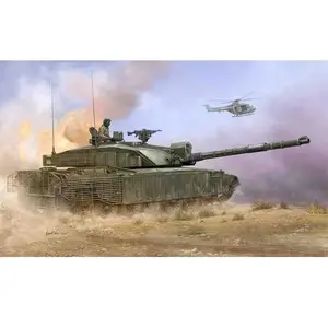 Comparateur de prix : British Challenger2 With Anti-heat Fence - 1:35e - Trumpeter