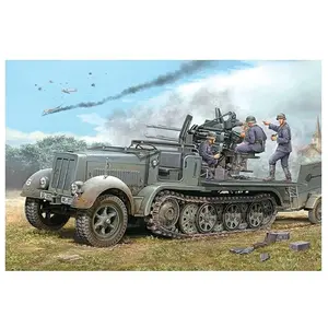 Comparateur de prix : Trumpeter 2 Cm Flakvierling 38 Selbstfahrlafette (sd.kfz.7/1 Early Version)- 1:35e -