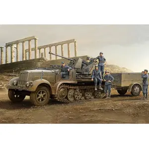 Comparateur de prix : Trumpeter German3.7cm Flak37 Auf Selbstfahrlafette (sd.kfz.7/2 Early Version)- 1:35e -