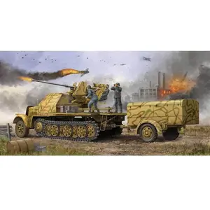 Comparateur de prix : Trumpeter German 3,7cm Flak 37 Auf Selbstfahrlafette Sd.kfz. 7/2 Late Version- 1:35e -