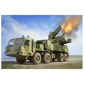 1:35 Trumpeter 01087 72V6 of 96k6 Pantsir-S1 SPAAGM BAZ-6909 Plastic M... pas cher