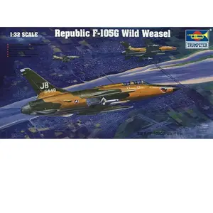 Comparateur de prix : Non communiqué Republic F-105 G Wild Weasel - 1:32e - Trumpeter
