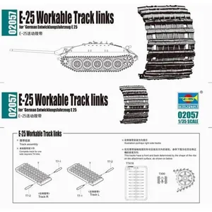 Comparateur de prix : E-25 Workable Tracks Links - 1:35e - Trumpeter