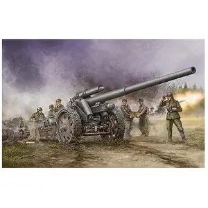 Trumpeter Allemand 10cm K.18 Cannon - Trumpeter 95t02305-Trumpeter pas cher