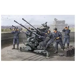 Comparateur de prix : Trumpeter Maquette Canon Anti-Aérien Allemand : Flak 38 2.0 Cm-Trumpeter