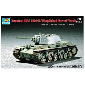 Comparateur de prix : Trumpeter Maquette Char lourd soviétique KV-1 1942 : Tourelle modèle simplifiée