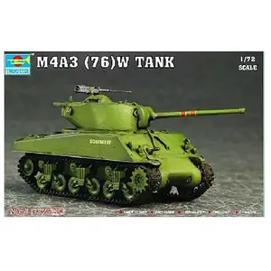 Comparateur de prix : Trumpeter - Maquette Char moyen US M4A3 76(W) Sherman