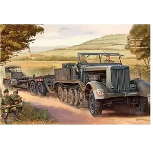 Comparateur de prix : Trumpeter Maquette Véhicule German Sd.kfz.9 (18t) Half-track & Sd.ah.116 Trailer