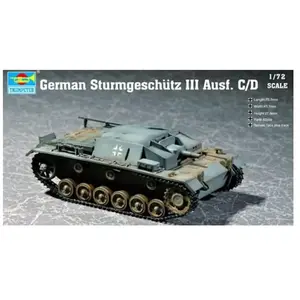 Comparateur de prix : Trumpeter 07257 Stug III Ausf C/D 1:72 Plastic Kit