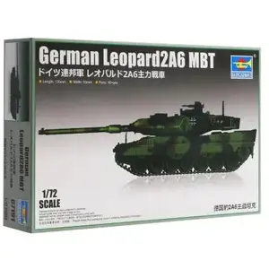 Maquette German Leopard2A6 MBT 1/72 - Trumpeter Maquette militaire - 9367191 pas cher